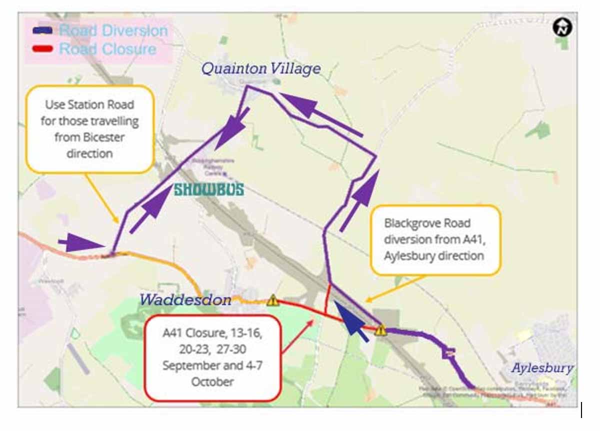 Quainton A41 closure